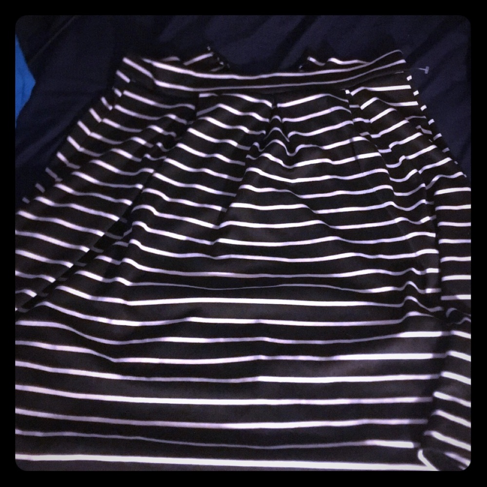 Black and White Skirt
